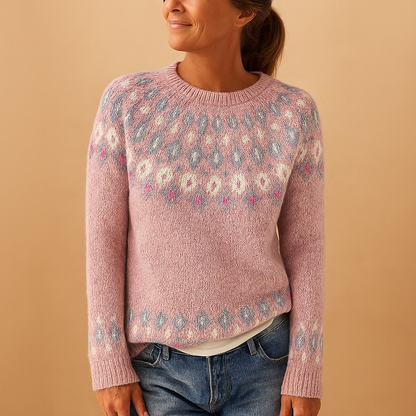 Pull en laine pour femme avec un motif Muster