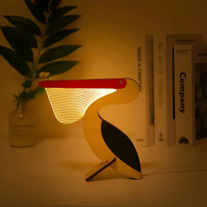 Lampe de table pour enfants en forme d'animaux - Veilleuse à lumière douce pour la décoration de la chambre